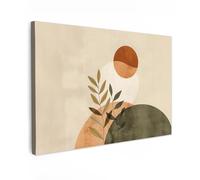 MuchoWow© Impression sur Toile Decoration Murale Peinture 120x80 cm Tableaux Decoratifs Muraux Déco Chambre Tableau Salon Branches - Formes - Abstrait