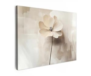 MuchoWow© Impression sur Toile Decoration Murale Peinture 40x30 cm Tableaux Decoratifs Muraux Déco Chambre Tableau Salon Fleur - Beige - Peinture - Ombre