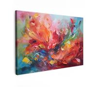 MuchoWow© Impression sur Toile Photo Peinture 30x20 cm Tableau Decoration Murale Chambre Salon Maison Deco Cuisine Peinture à l'huile - Art - Abstrait - Coloré