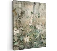 MuchoWow© Impression sur Toile Photo Peinture 30x40 cm Tableau Decoration Murale Chambre Salon Maison Deco Cuisine Fleurs - Feuillage - Abstrait - Moderne