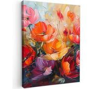 MuchoWow© Impression sur Toile Photo Peinture 50x70 cm Tableau Decoration Murale Chambre Salon Maison Deco Cuisine Fleurs - Art - Aquarelle - Botanique