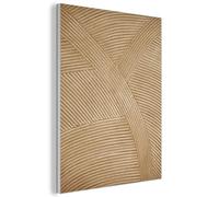 MuchoWow© Panneau Acoustique decoratif Mural Acoustic Panels Feutre Murale | 50x70 cm - Plaque isolante anti bruit Mur Panneaux Structure - Nature - Art - Rotin