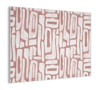 MuchoWow© Panneau Mural 120x90 cm decoratif Acoustique Traitement pour Home Tableau Mur Feutre Panneaux Acoustiques Muraux Insonorisation Rose - Blanc - Bio