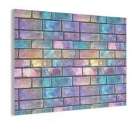 MuchoWow© Panneau Mural 120x90 cm decoratif Acoustique Wall Panel Feutre Plaque Tableau Panneaux Acoustiques Muraux Interieur Glow - Couleurs - Mur - Brillant