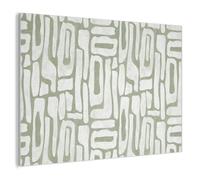 MuchoWow© Panneau Mural 120x90 cm decoratif Acoustique Wall Panel Feutre Plaque Tableau Panneaux Acoustiques Muraux Interieur Vert - Blanc - Enroulement