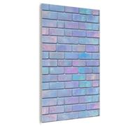 MuchoWow© Panneau Mural 80x120 cm decoratif Acoustique Wall Panel Feutre Plaque Tableau Panneaux Acoustiques Muraux Interieur Violet - Bleu