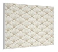 MuchoWow© Panneau Mural 90x60 cm decoratif Acoustique Wall Panel Feutre Plaque Tableau Panneaux Acoustiques Muraux Interieur Classic - Art - Beige