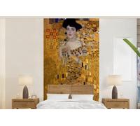 MuchoWow Papier peint Portrait d'Adèle Bloch-Bauer I - Peinture de Gustav Klimt Papier peint photo 120x240 cm Papier peint imprimé