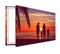 MuchoWow Votre Photo Impression sur Toile 60x90 cm - Cadeaux Personnalisée - Tableaux famille personnalisable