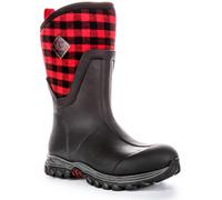 Muck AS2M0PLD Arctic Sport II Mi-Hiver Bottes Femmes Noires Rouges UK 4 - 8