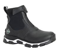 Muck Boots Apex Mid Zip, Botte de Pluie Femme, Black/White, 26.5 EU