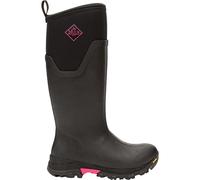 Muck Boots Arctic Ice Ag Schneestiefel pour femme, Noir/rose vif, 36.5 EU