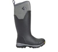 Muck Boots Arctic Ice Tall AGAT, Botte de pluie femme, Black/Grey Geometric, 39 1/3 EU