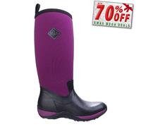 Muck Boots Arctique Aventure Femmes Bottes Caoutchouc Étanche Extérieurs Violet