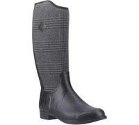 Muck Boots Derby Bottes hautes d'hiver en caoutchouc pour femme Noir/carreaux, Noir , 38 EU
