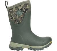 Muck Boots Femme Arctic Ice Mid AGAT Botte de Pluie, Vert foncé, 37 EU
