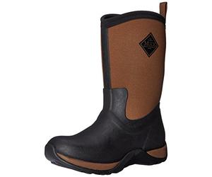 Muck Boots Femme Arctic Weekend Mid Botte de Neige, Noir/Marron, 42 EU