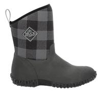 Muck Boots Femme Muckster II Mid Rain Boot, Black Grey Plaid, 39 EU