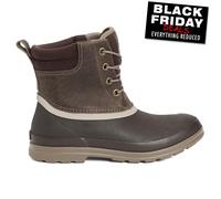 Muck Boots Originaux Canard Dentelle Hommes Étanche Mémoire Mousse Rouge Marron