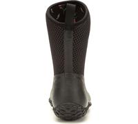 Muck Boots RHS Muckster II Short, Botte de Pluie Femme, Noir / Imprimé roses, 26.5 EU