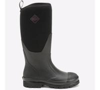 Muck Boots Travaux Classique Grand à Enfiler Rouge Bottes Femmes Noir