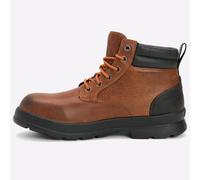 Muck Boots Travaux Ferme Hommes Décontracté Mémoire Mousse Lacet Cuir Bottes Tan