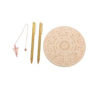MUCKLILY 1 Ensemble Kit de Divination Cuivre Baguettes Radiesthésiques Pendule et Outils Spirituels pour Radiesthésie et Détection Portable