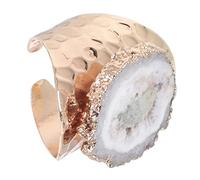 MUCKLILY 1 pièce Bague Or Irrégulière Naturel pour Femme Accessoire de Mode Délicat pour et Fêtes