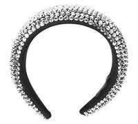 MUCKLILY 1 pièce Bandeau Baroque Large avec Accessoire de Mariage Chic et Élégant pour Mariées Fêtes Rétro et Glamour Sans et Confortable