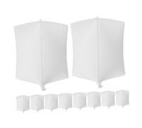 MUCKLILY 10 Pièces Ballons Blancs Gonflables Écrits Personnalisables Pa Flottants et Réutilisables pour Mariages Anniversaires et Décorations Festives