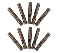 MUCKLILY 10 Pièces Charnière Cylindrique en Laiton 5mm pour Boîte à Bijoux et Coffrets, Installation Invisible Design Caché, pour Projets de Menuiserie en Série