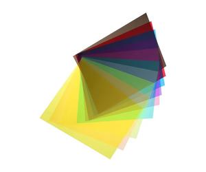 MUCKLILY 10 Pièces Feuilles de Cellophane Pvc Transparentes A4, Faciles à Découper, Polyvalentes pour Décorations DIY et Travaux Manuels, Film Diffuseur de Lumière Coloré