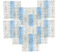 MUCKLILY 100 pièces Palettes Maquillage Jetables Autocollantes Transparentes pour Mélanger Couleurs Ongles et Cosmétiques