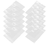 MUCKLILY 100pièces Sachets Transparents Refermables Sachets Emballage à Fermeture Éclair pour Rangement Et Expédition De Petits Objets