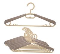 MUCKLILY 10Pièces Cintres Réglables pour Vêtements de Extensibles Glissement Parfaits pour Rangement Optimisé Votre Placard