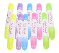MUCKLILY 10pièces Lot De Stylos Correcteurs Vernis à Ongles Réutilisables Nettoyeurs De Contours Stylo De Nettoyage Aux Bords Précis Pour Femmes Accessoire De Manucure Facile à Remplir Sans