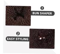 MUCKLILY 12 Pièces Donut Hair Bun Maker Set For Women And Elastic Comfortable Updo Shaper For Secure Stylish Buns All Hair Types