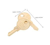 MUCKLILY 12 Pièces Paper Towel Dispenser Keys Metal Toilet and Soap Dispenser Opener for Commercial Use in Office Hotel Restaurant