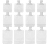 MUCKLILY 12 pièces Pochette Rangement Voyage Lotion Portable Réutilisable Étanche Squeeze Bags pour Soins Quotidiens