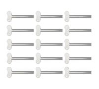 MUCKLILY 15 Presse-tubes de Dentifrice en Acier Inoxydable Manuel, pour Salle de Bain, Presse-pigments, des Déchets, Lot de 15 Pièces Argentées