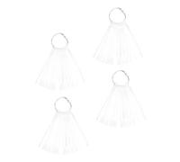 MUCKLILY 150 pièces Nuancier Ongles Cartes de Vernis à Ongles Transparentes Présentoir Manucure Pratique pour Salon et Usage Personnel