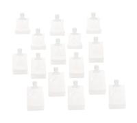 MUCKLILY 15pièces Sacs de Rangement Souples Vides et Rechargeables pour Produits de Toilette Pochettes de Voyage pour Lotion et Cosmétiques