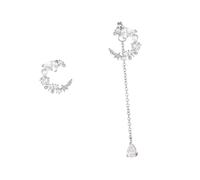 MUCKLILY 1Paire Boucles Oreilles Pendantes Perles et Décorations Étoilées Uniques pour Parfaits pour Toutes Occasions