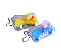 MUCKLILY 2 Ensembles Étui à Lentilles de Contact Kit de Portable avec Outil de Retrait et Support de Lentilles pour Voyager et Sécurité Couleur Aléatoire