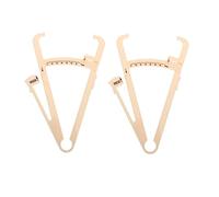 MUCKLILY 2 pièces Calibre de Graisse Outil de Mesure pour Hommes et Femmes avec Échelle Testeur Portable pour Évaluer Épaisseur Adipeuse et Suivre Taux de Graisse