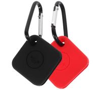 MUCKLILY 2 pièces Étui Silicone Portable Compatible Tile Mate Pro Coque Antichoc Résistant Aux Rayures Protection sans Fil pour Tracker Intelligent Rouge et Noir