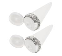 MUCKLILY 2 Pièces Flacons de Voyage Rechargeables pour Lotion et Nettoyant Visage Tubes Vides avec Bouchon Anti-fuite Contenants Souples pour Cosmétiques Toiletries