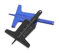 MUCKLILY 2 Pièces Jauge de Profondeur de Bande de Roulement de Pneu, | Mesure Rapide avec Mécanisme à Vernier, Contrôle Sécurité, pour Pneus de Voiture et Utilitaires Couleur Aléatoire