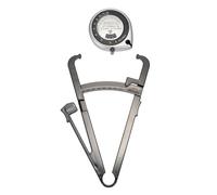 MUCKLILY 2 Pièces Set de Adipomètre et Règle Bmi pour Mesurer Taux de Graisse Outil Pratique pour Hommes et Femmes