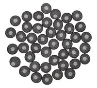 MUCKLILY 200 Pièces Coussinets d'oreille en Mousse Noire pour Oreillette, Remplacement Flexible et Respirant, Embouts D'écouteurs Adaptés Confort